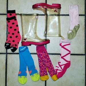 American Girl Wellie Wishers Rain boots socks